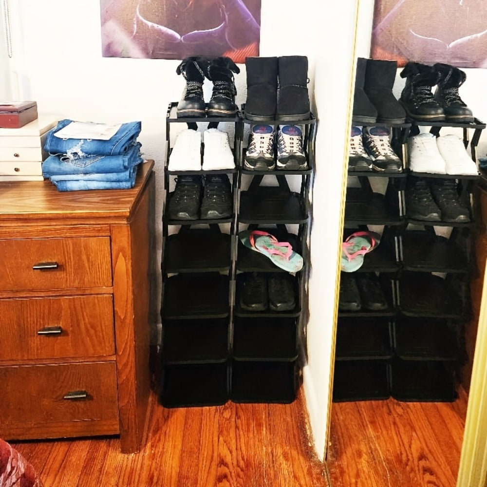 Multi-Tier Space-Saving Shoe Rack for Entryway and Living Room detail image - detail view 14