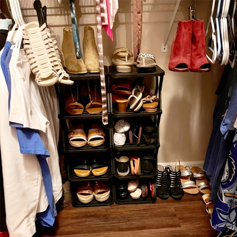 Multi-Tier Space-Saving Shoe Rack for Entryway and Living Room detail image - detail view 15