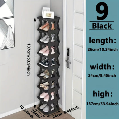 Multi-Tier Space-Saving Shoe Rack for Entryway and Living Room detail image
