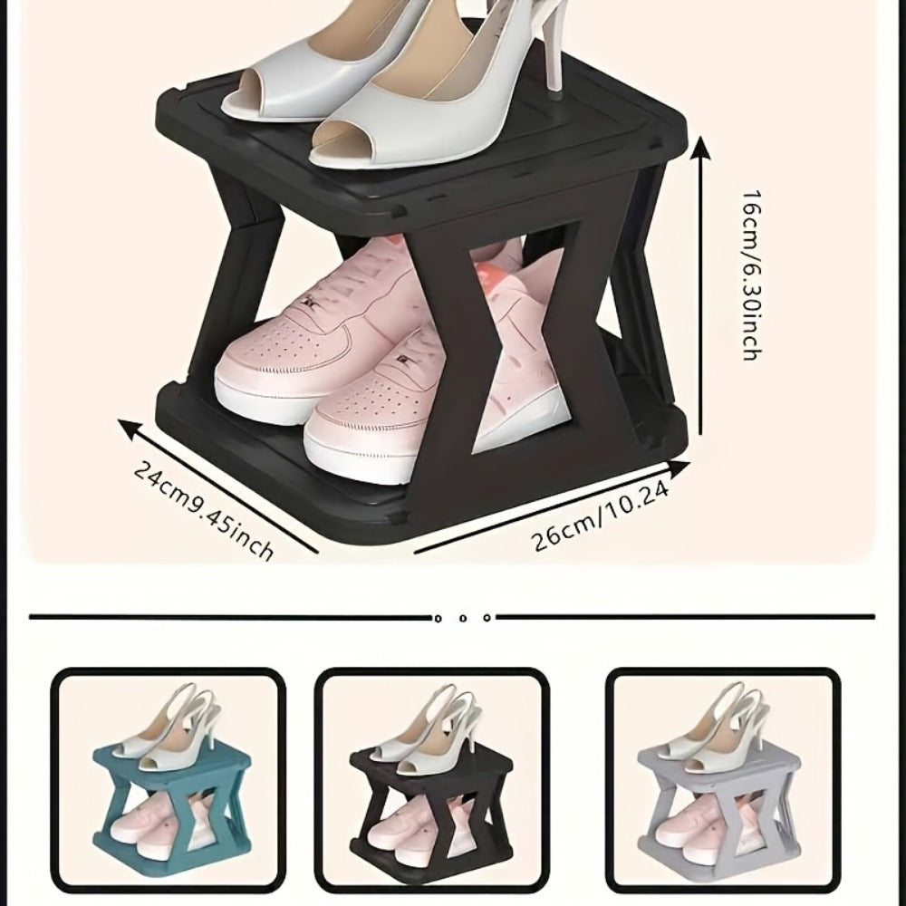 Multi-Tier Space-Saving Shoe Rack for Entryway and Living Room detail image - detail view 4