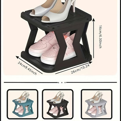 Multi-Tier Space-Saving Shoe Rack for Entryway and Living Room detail image - detail view 4