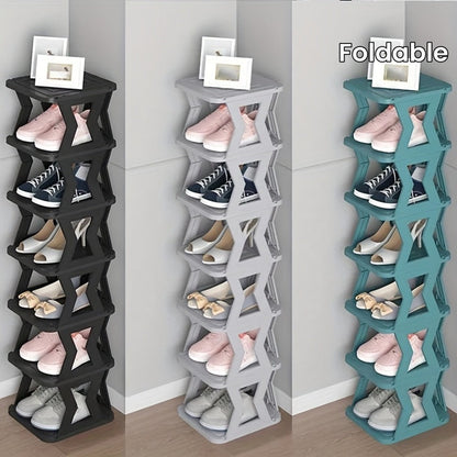 Multi-Tier Space-Saving Shoe Rack for Entryway and Living Room detail image - detail view 7