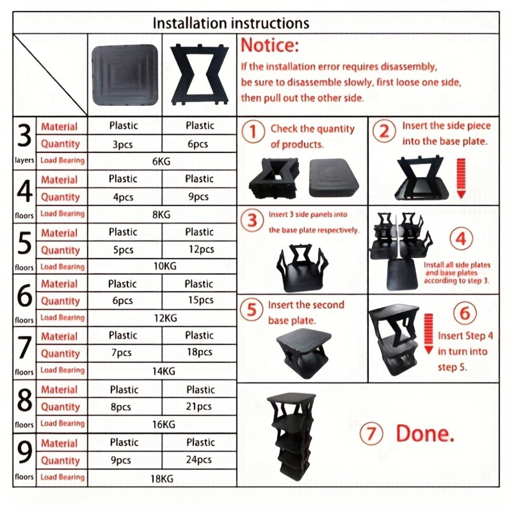 Multi-Tier Space-Saving Shoe Rack for Entryway and Living Room detail image - detail view 8