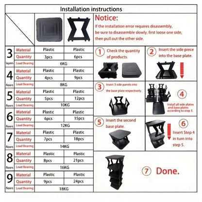 Multi-Tier Space-Saving Shoe Rack for Entryway and Living Room detail image - detail view 8