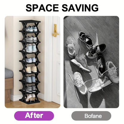 Multi-Tier Space-Saving Shoe Rack with Stackable Design for Organized Everyday Storage detail image - detail view 13