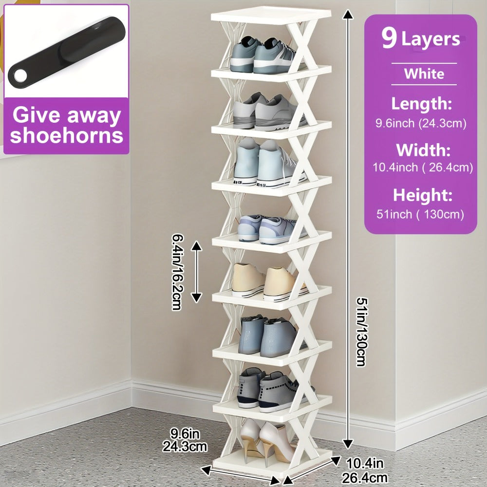 Multi-Tier Space-Saving Shoe Rack with Stackable Design for Organized Everyday Storage detail image - detail view 18
