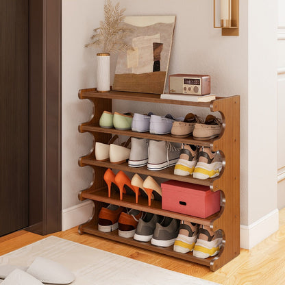 Multi-Tier Wide Shoe Rack with Tool-Free Assembly for Entryway detail image - detail view 10