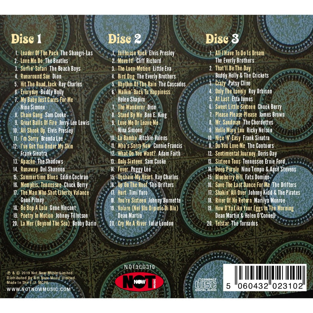 Music CD, 3CD, Golden, Oldies for Music Listening and Collecting detail image - detail view 3