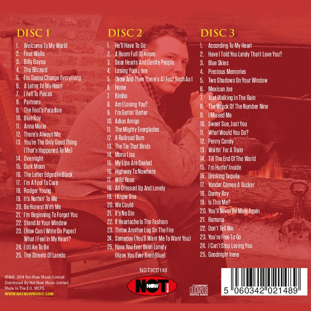Music CD, 3CD, Jim, Reeves for Music Listening and Collecting detail image - detail view 3
