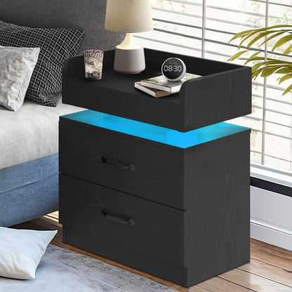 Nightstand shown in the Black, 1pc option