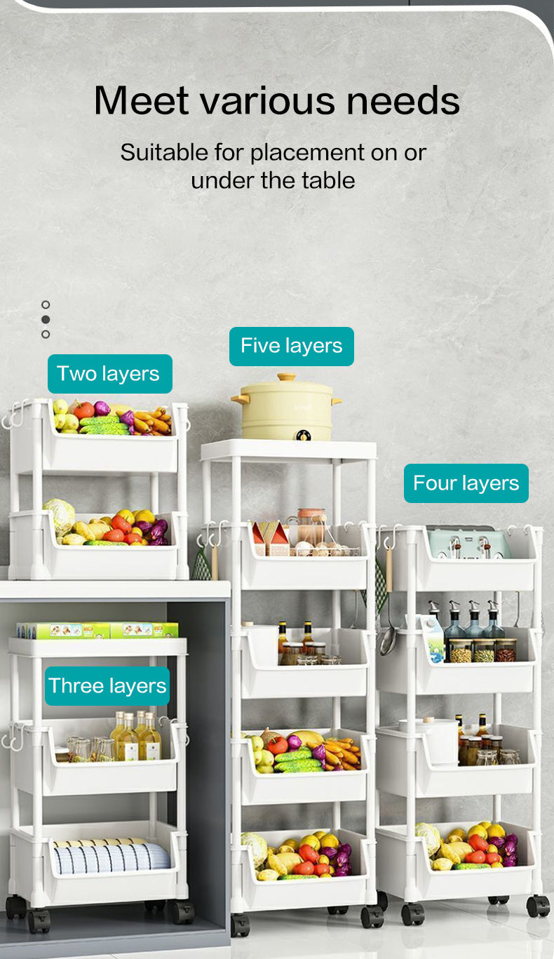 Narrow Rolling Carts And Storage Organizers with Locking Wheels and Secure Lid detail image - detail view 15