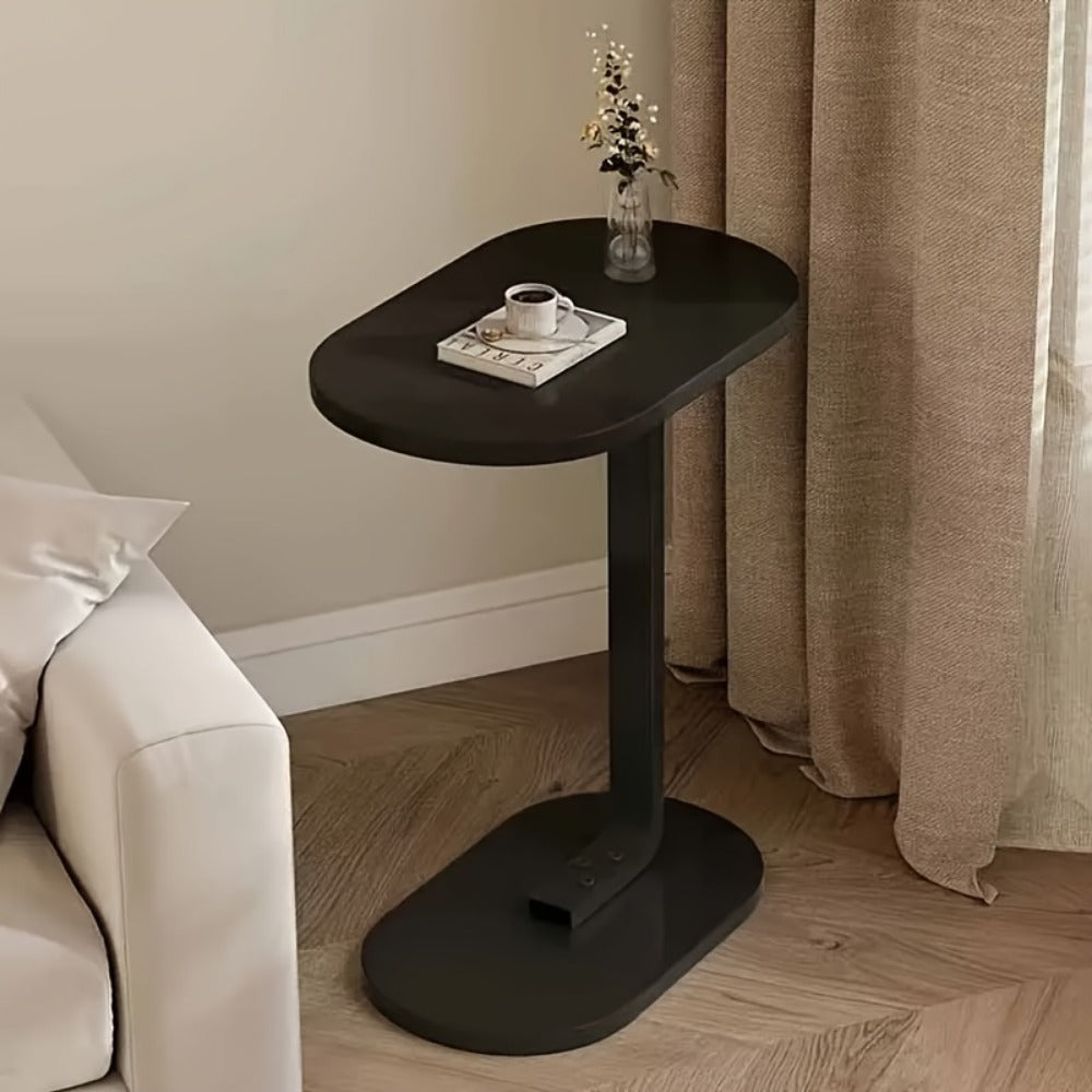 Narrow Round Side Table, Living Room End Table for Work, Display, and Everyday Use detail image - detail view 8