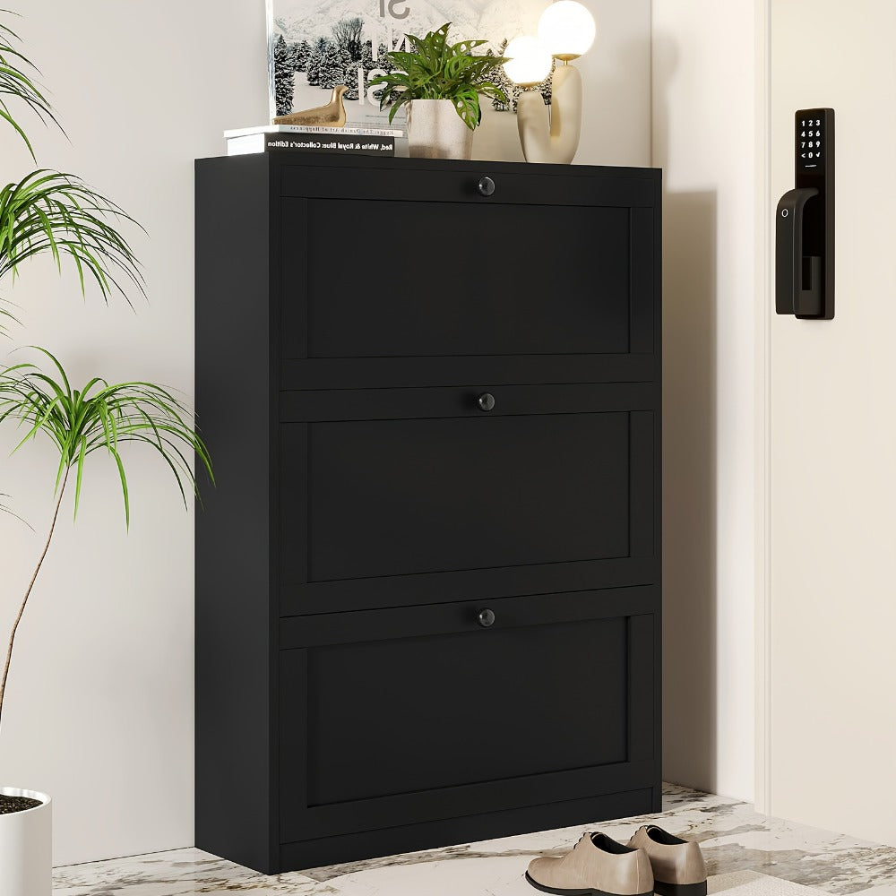 Narrow Shoe Cabinets And Shoe Storage with Hidden Storage for Entryway detail image - detail view 14
