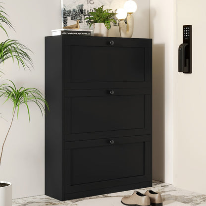 Narrow Shoe Cabinets And Shoe Storage with Hidden Storage for Entryway detail image - detail view 14