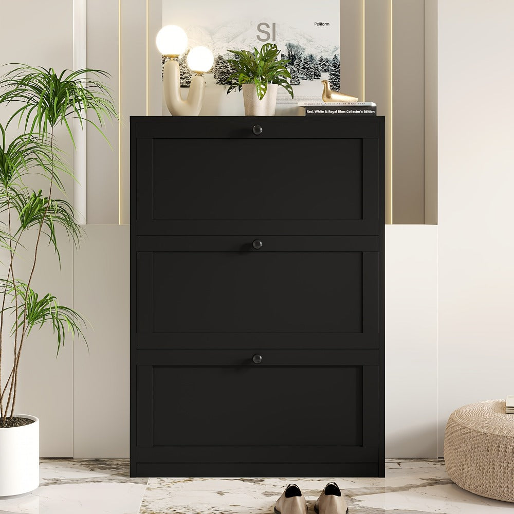 Narrow Shoe Cabinets And Shoe Storage with Hidden Storage for Entryway detail image - detail view 5