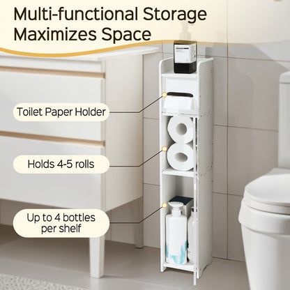 Narrow Slim Bathroom Cabinet for Organized Everyday Storage and Daily Home Use detail image
