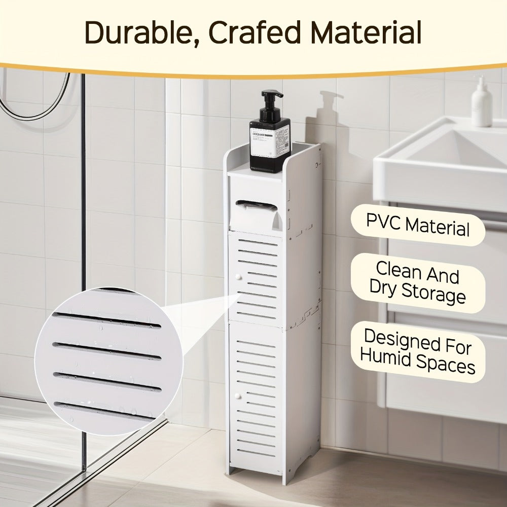 Narrow Slim Bathroom Cabinet for Organized Everyday Storage and Daily Home Use detail image - detail view 6