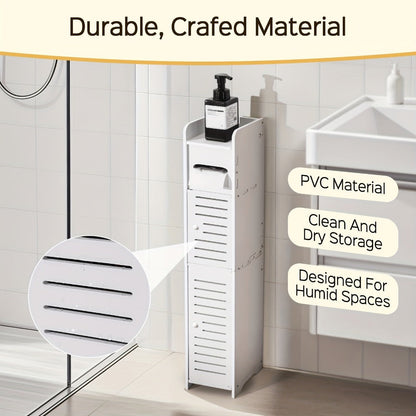 Narrow Slim Bathroom Cabinet for Organized Everyday Storage and Daily Home Use detail image - detail view 6