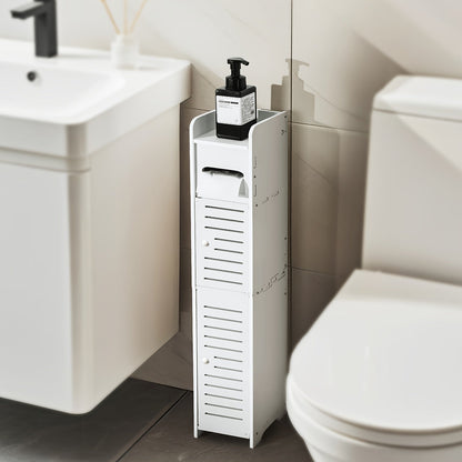 Bathroom Cabinet shown in the White option