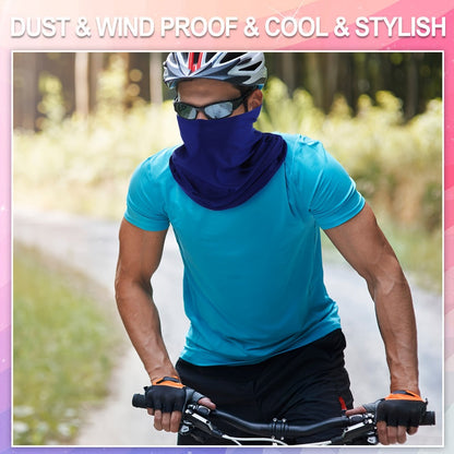 Neck Gaiter - Bulk 60 Pack Men Women Balaclava Face Mask Seamless Headwear Bandana Scarf - product detail view 2