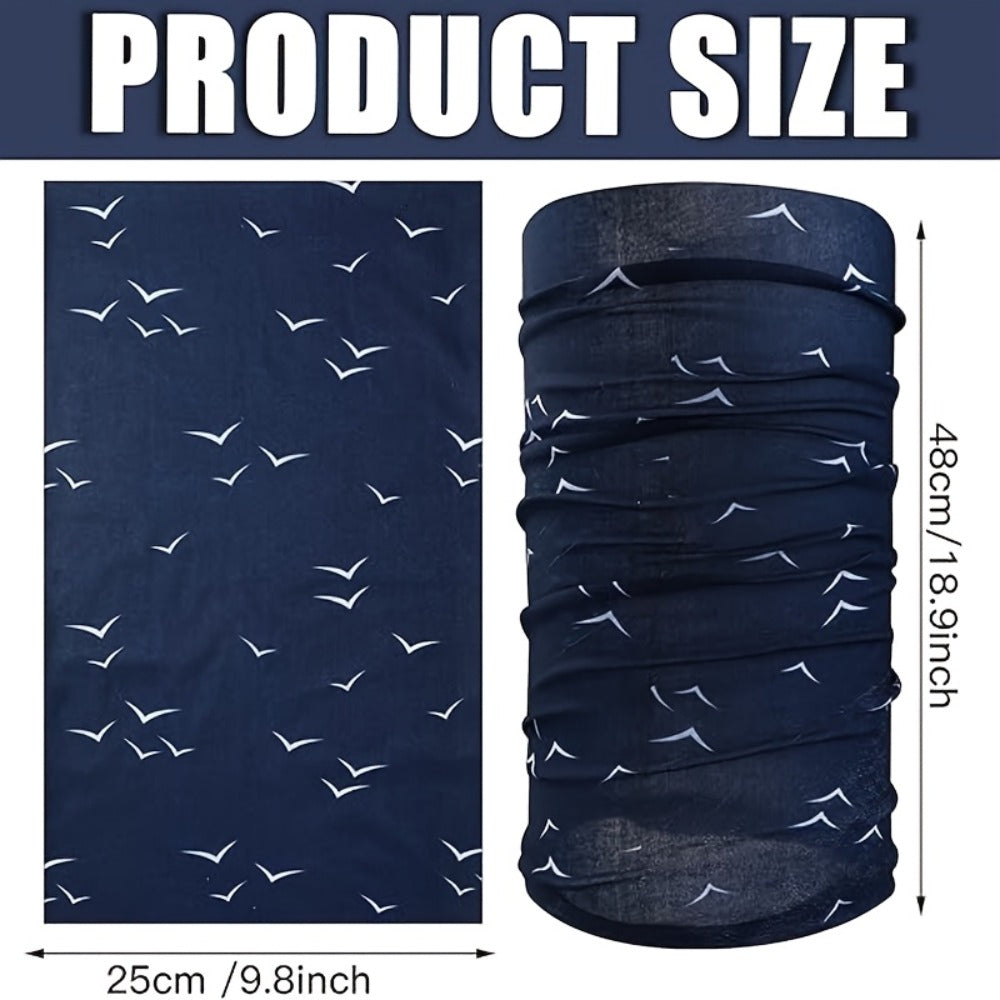 Neck Gaiters & Bandanas - Camo Gaiter 8 Pack Summer Cooling Breathable Balaclava Sun Hood Face Mask - product detail view 4