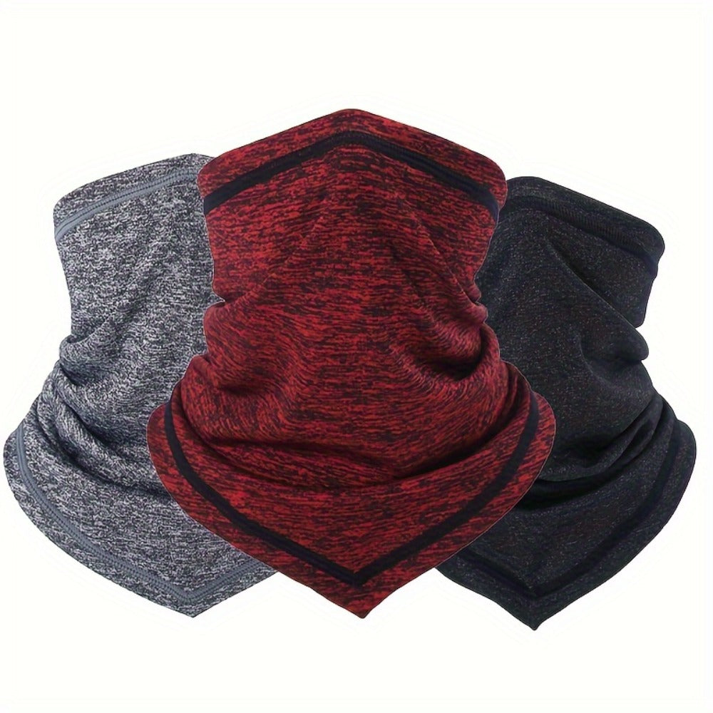 Neck Gaiters & Bandanas - Gaiter 3 Pack Summer Thin Soft Breathable Sun Protection UV Windproof - product detail view 2
