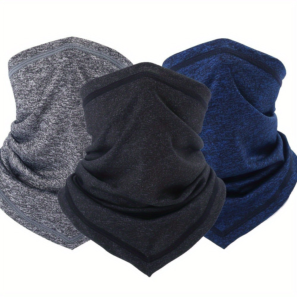 Neck Gaiters & Bandanas - Gaiter 3 Pack Summer Thin Soft Breathable Sun Protection UV Windproof - product detail view 3