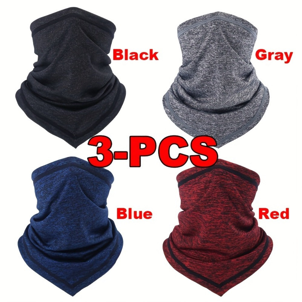 Neck Gaiters & Bandanas - Gaiter 3 Pack Summer Thin Soft Breathable Sun Protection UV Windproof - product detail view 10