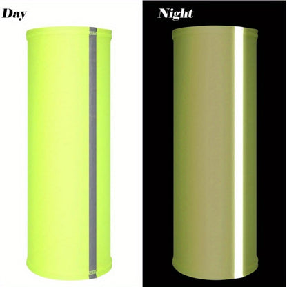 Neck Gaiters & Bandanas - Neon Safety Bandana 4 Pack High Visibility Reflective Gaiter Windproof - product detail view 4