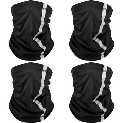 Neck Gaiters & Bandanas - Reflective Gaiter 4 Pack Neon High Visibility Safety Bandana Windproof - product detail view 12