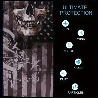 Neck Gaiters & Bandanas - Skull Balaclava 6 Pack Windproof UV Protection Elastic Gaiter Bandana - product detail view 2