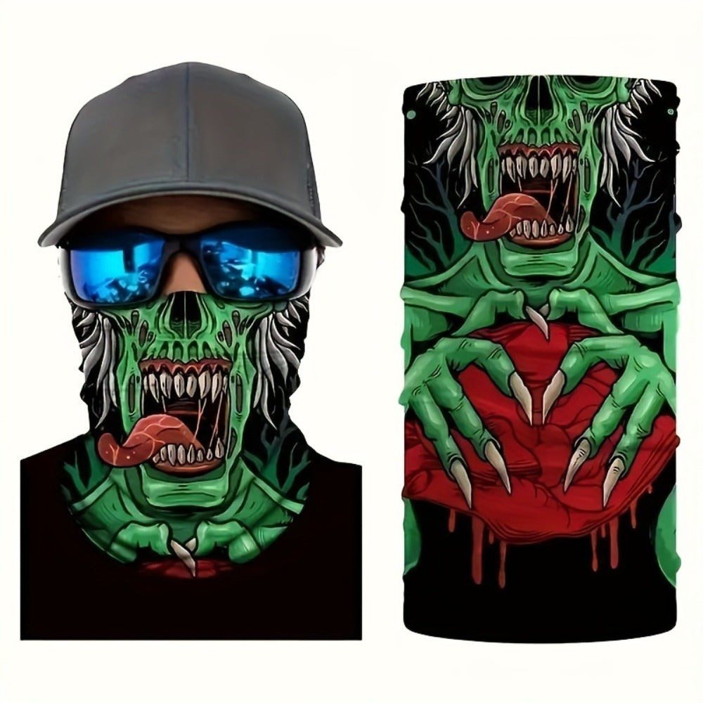 Neck Gaiters & Bandanas - Skull Balaclava 6 Pack Windproof UV Protection Elastic Gaiter Bandana - product detail view 4