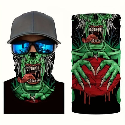 Neck Gaiters & Bandanas - Skull Balaclava 6 Pack Windproof UV Protection Elastic Gaiter Bandana - product detail view 4