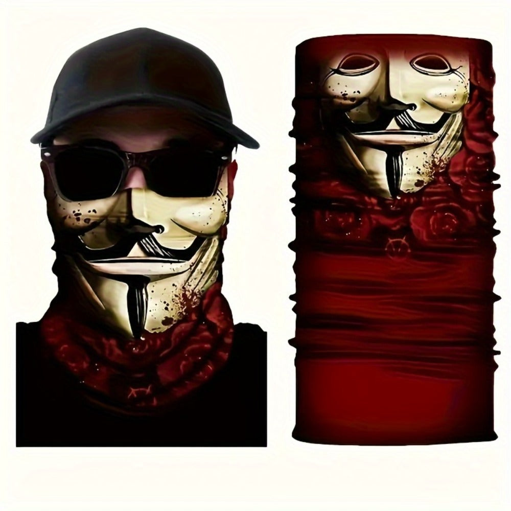 Neck Gaiters & Bandanas - Skull Balaclava 6 Pack Windproof UV Protection Elastic Gaiter Bandana - product detail view 6