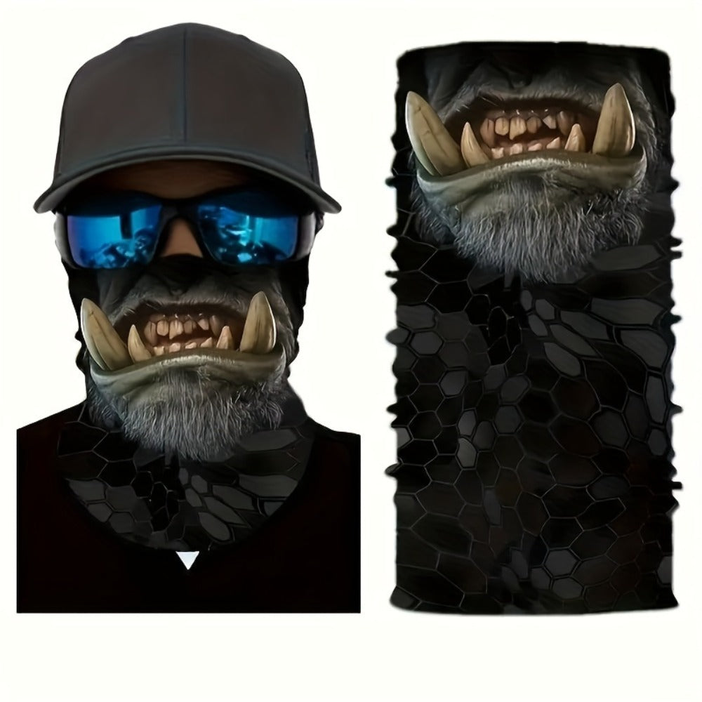 Neck Gaiters & Bandanas - Skull Balaclava 6 Pack Windproof UV Protection Elastic Gaiter Bandana - product detail view 9