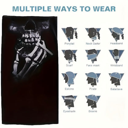 Neck Gaiters & Bandanas - Skull Balaclava 6 Pack Windproof UV Protection Elastic Gaiter Bandana - product detail view 10
