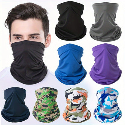 Neck Gaiters & Bandanas - Sun Face Mask 12 Pack Cooling Gaiter Balaclava Breathable Windproof - product detail view 11