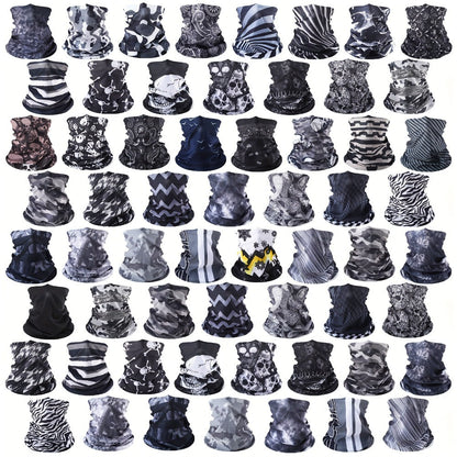 Neck Gaiters - Gaiter Bulk 60 Pack for Men & Women Seamless Balaclava Face Mask - main product view