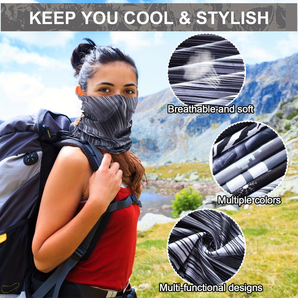 Neck Gaiters - Gaiter Bulk 60 Pack for Men & Women Seamless Balaclava Face Mask - product detail view 4