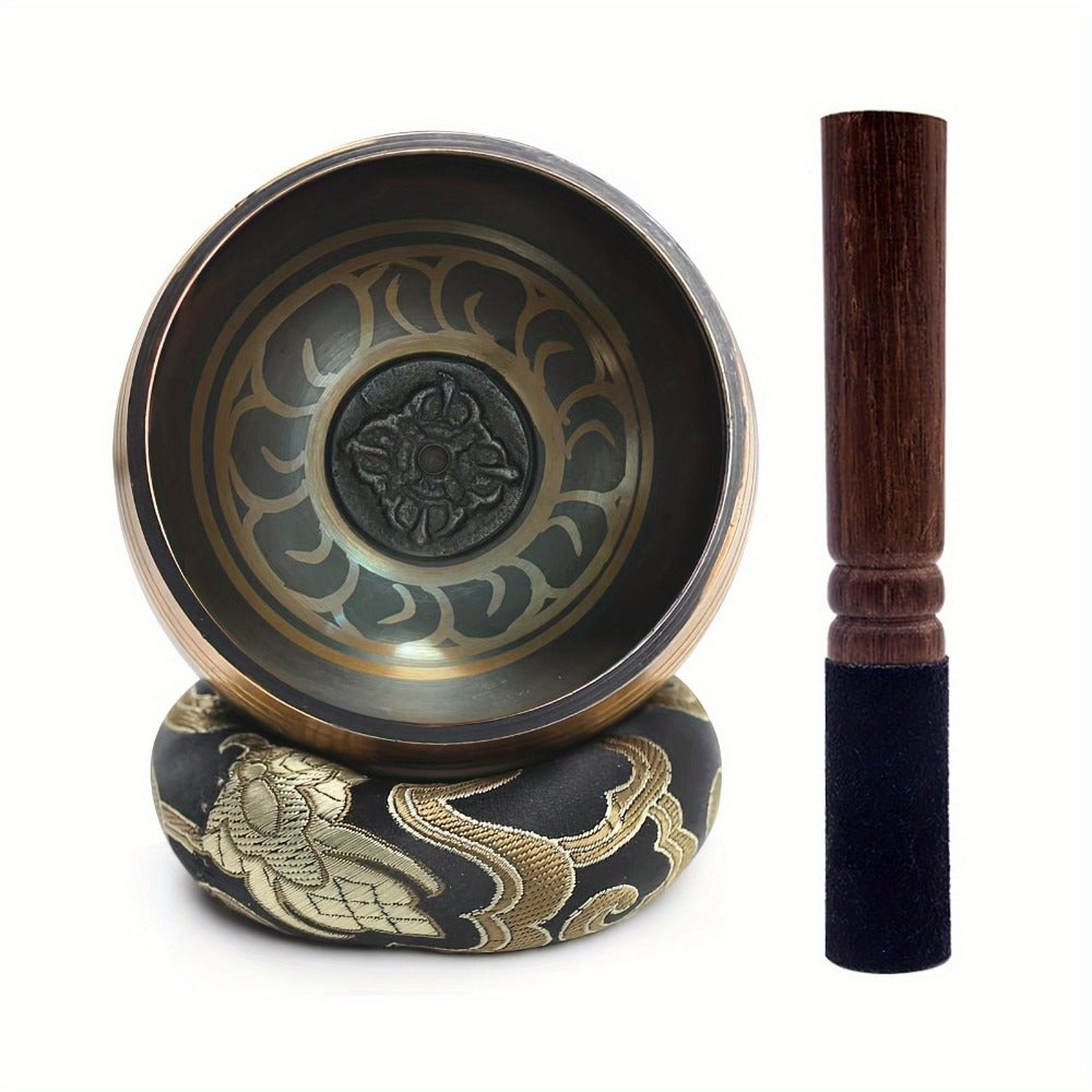 Nepalese Singing Bowl, 3.15-Inch Handcrafted Meditation Sound Bowl detail image - detail view 12