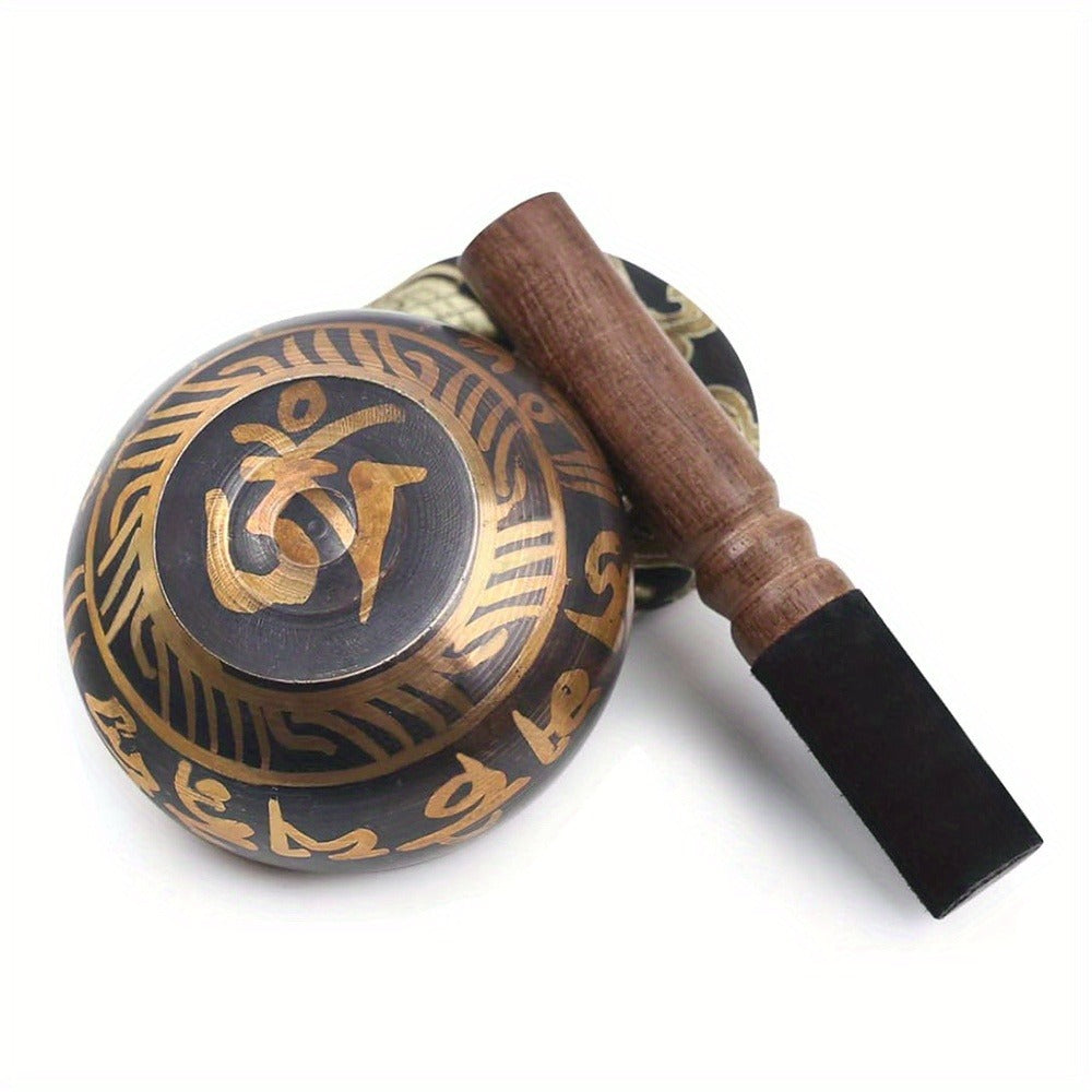 Nepalese Singing Bowl, 3.15-Inch Handcrafted Meditation Sound Bowl detail image - detail view 15