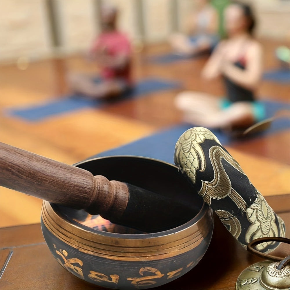 Nepalese Singing Bowl, 3.15-Inch Handcrafted Meditation Sound Bowl detail image - detail view 8