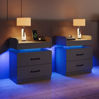 Nightstand, Bedroom Side Table for Practical Everyday Home Use detail image - detail view 9