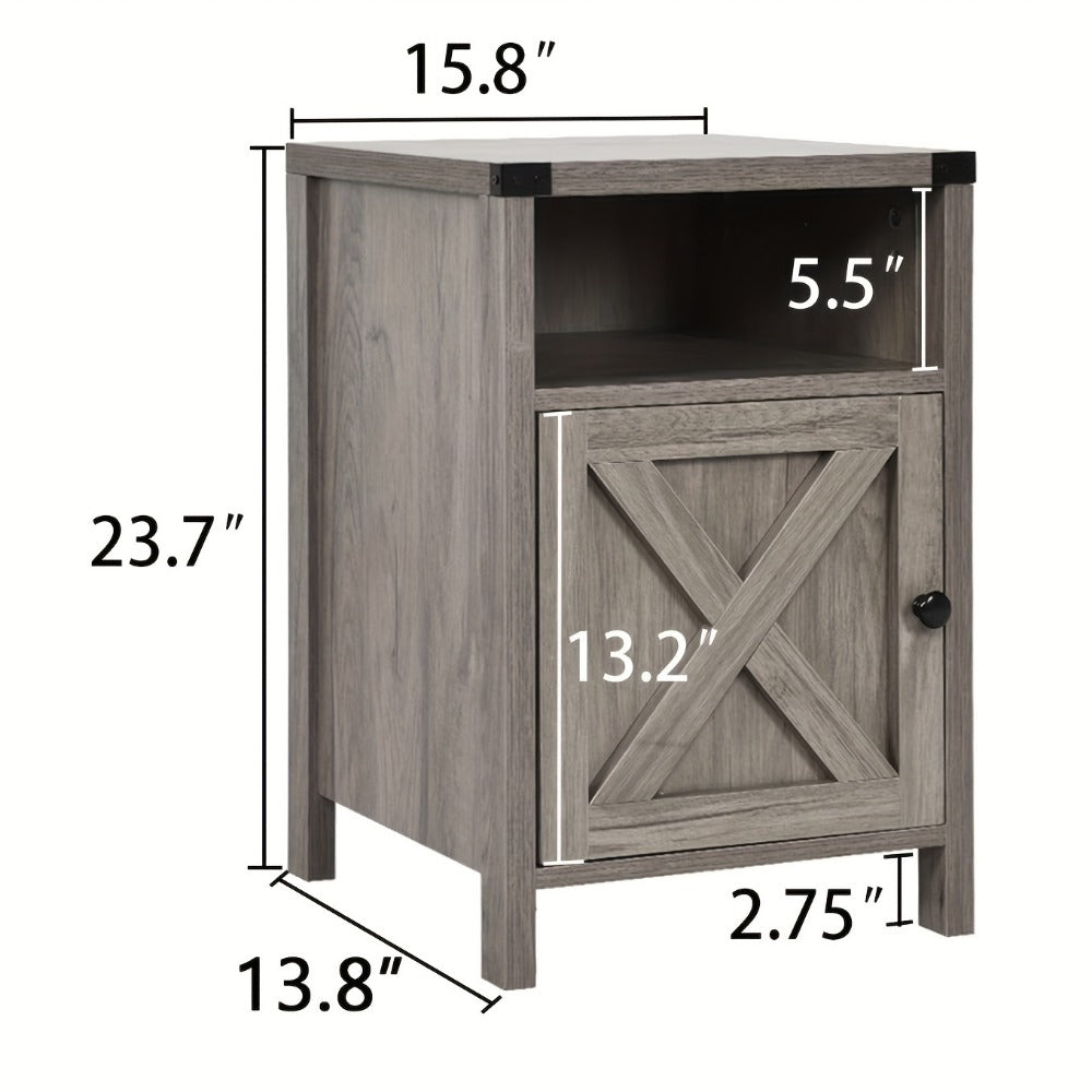 Nightstand, Bedside Storage Table for Practical Everyday Home Use detail image - detail view 5