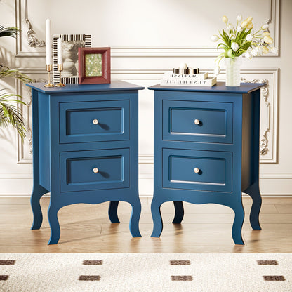 Nightstand shown in the Navy Blue, 2 option