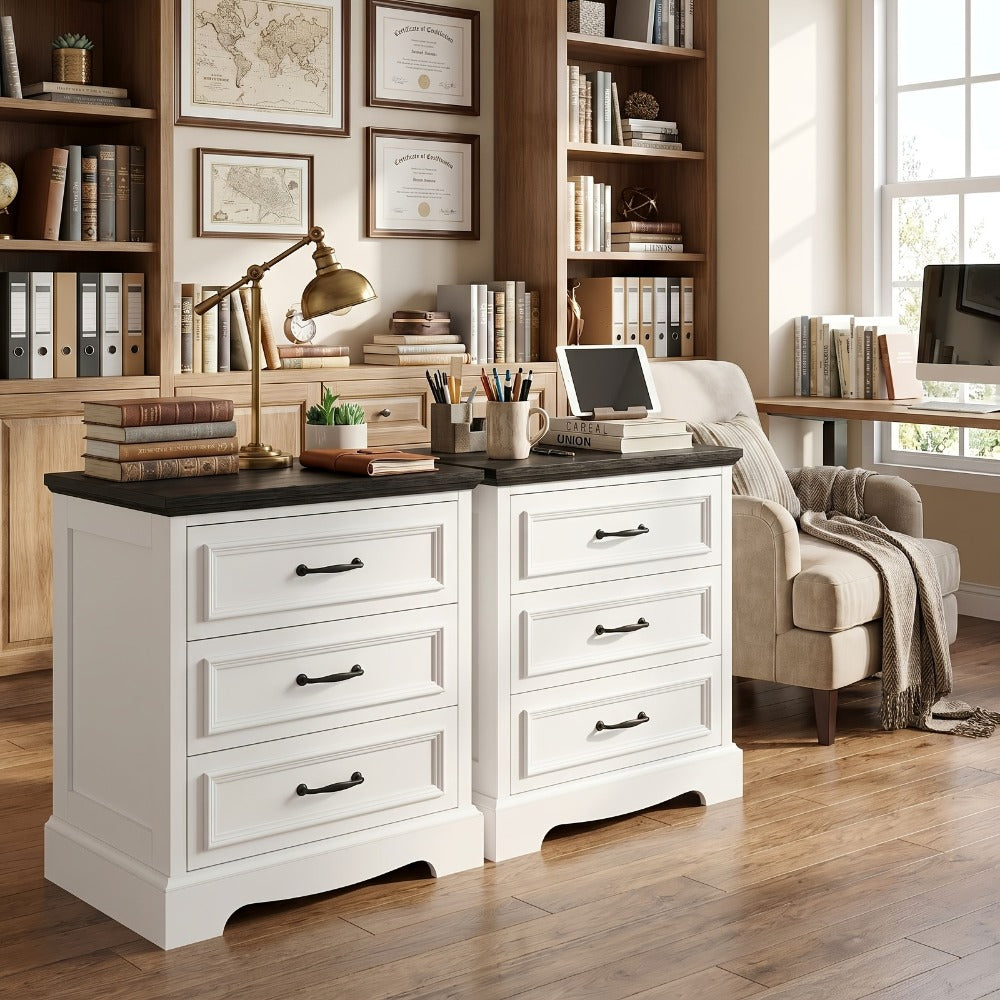 Nightstand with Charging Station, Bedside Storage Table for Bedroom detail image - detail view 5