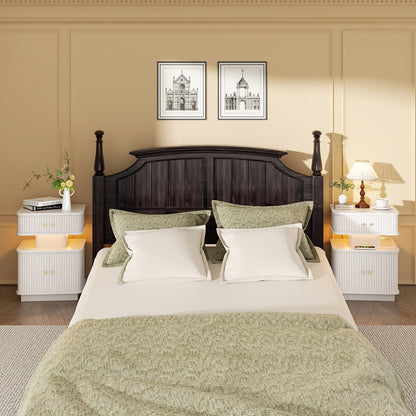 Nightstand shown in the White New Style, 2 option