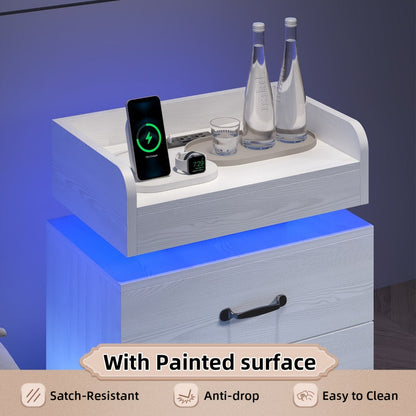 Nightstand with Charging Station for Practical Everyday Home Use detail image - detail view 15