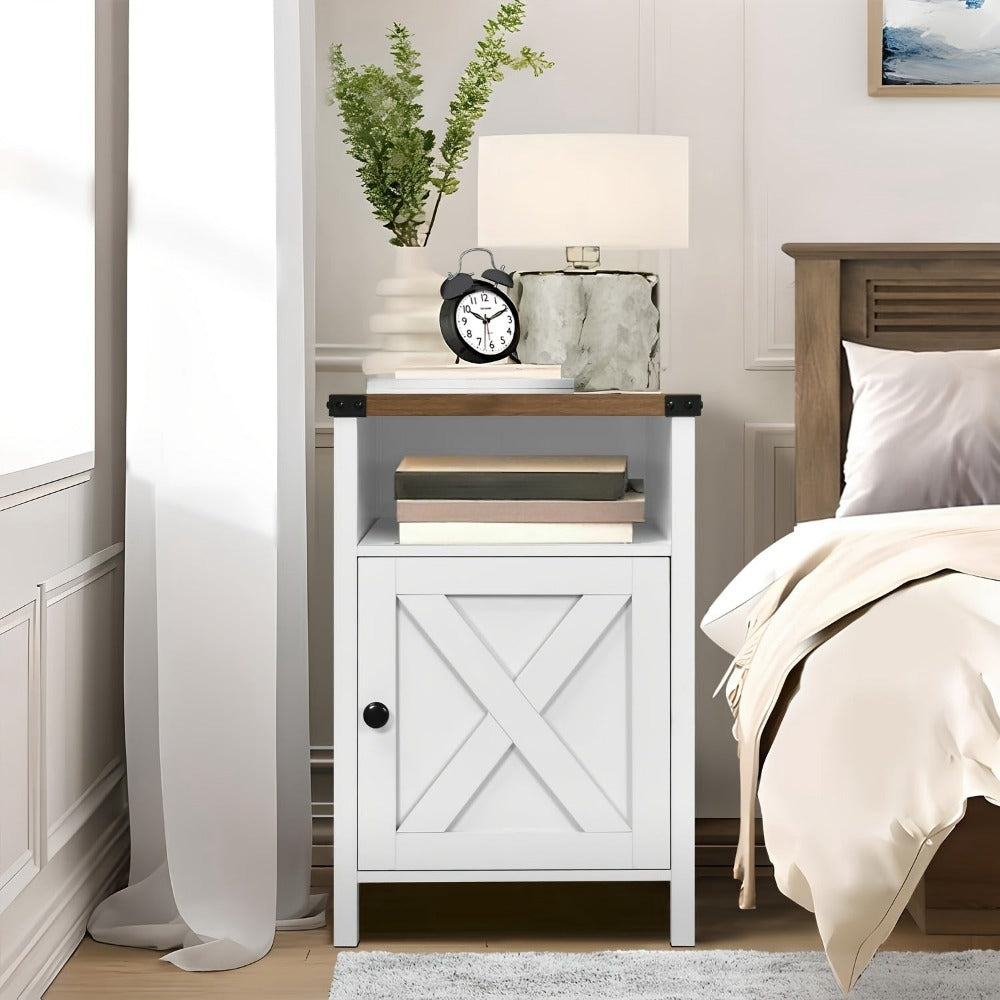 Nightstand with Hidden Storage and Multiple Color Options for Bedroom detail image - detail view 5
