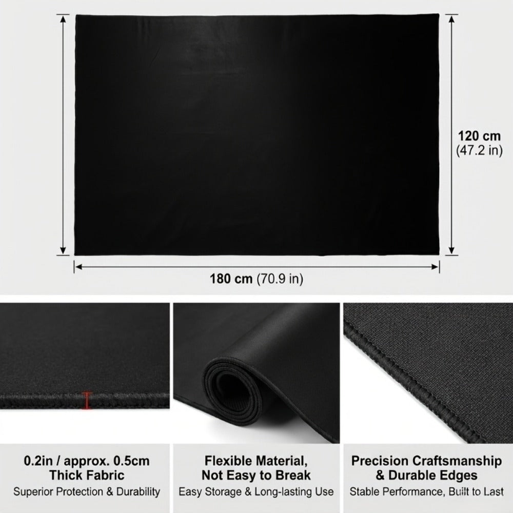 Non-Slip Drum Mat, 47 x 63-Inch Floor Pad for Acoustic and Electronic Kits detail image